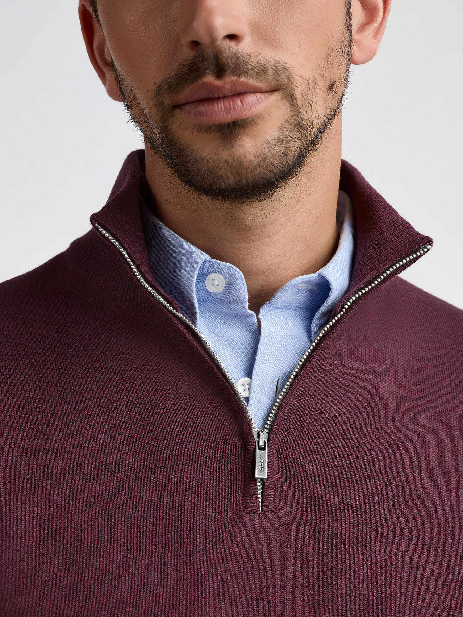 Bastia Half-zip Sweater Sand – In 3 lengths