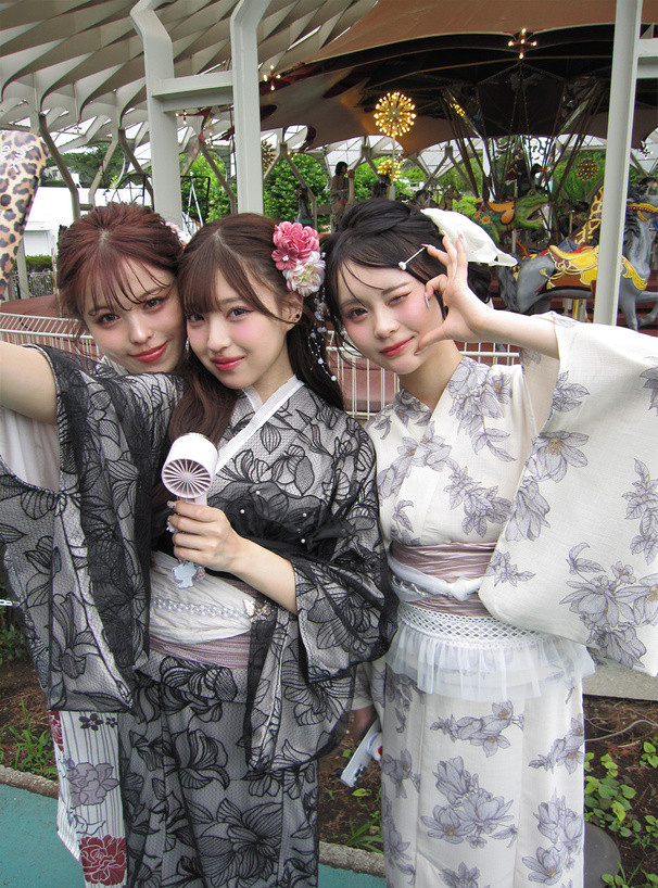 3点セット2Way花柄セパレート浴衣[gi1405] | レディースファッション