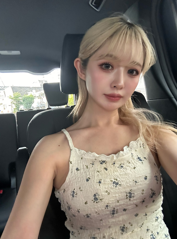 パット付き小花柄シワ加工キャミソール[dk885] | レディース