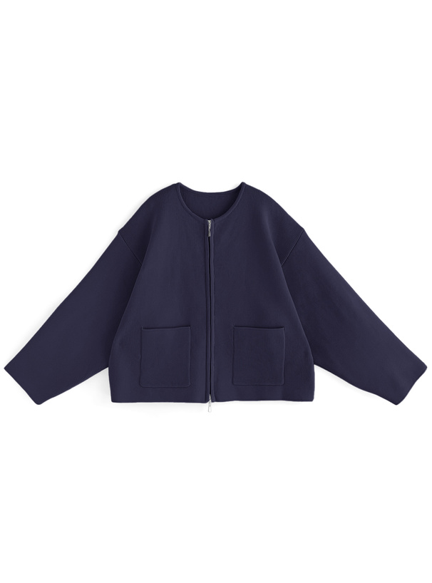ダブルジップポケットニットカーディガン[kz471] | レディース