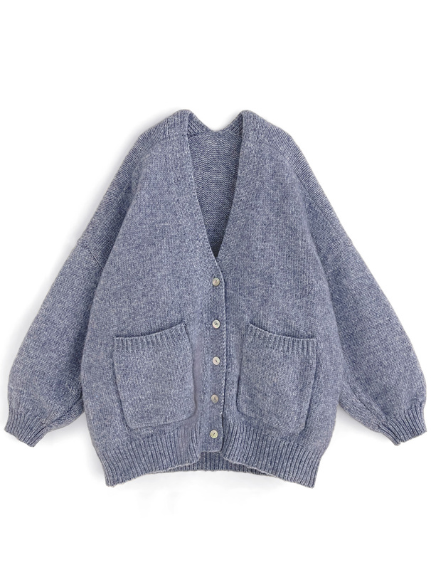 ウールMIXモヘヤタッチニットカーディガン[kz220] | レディース