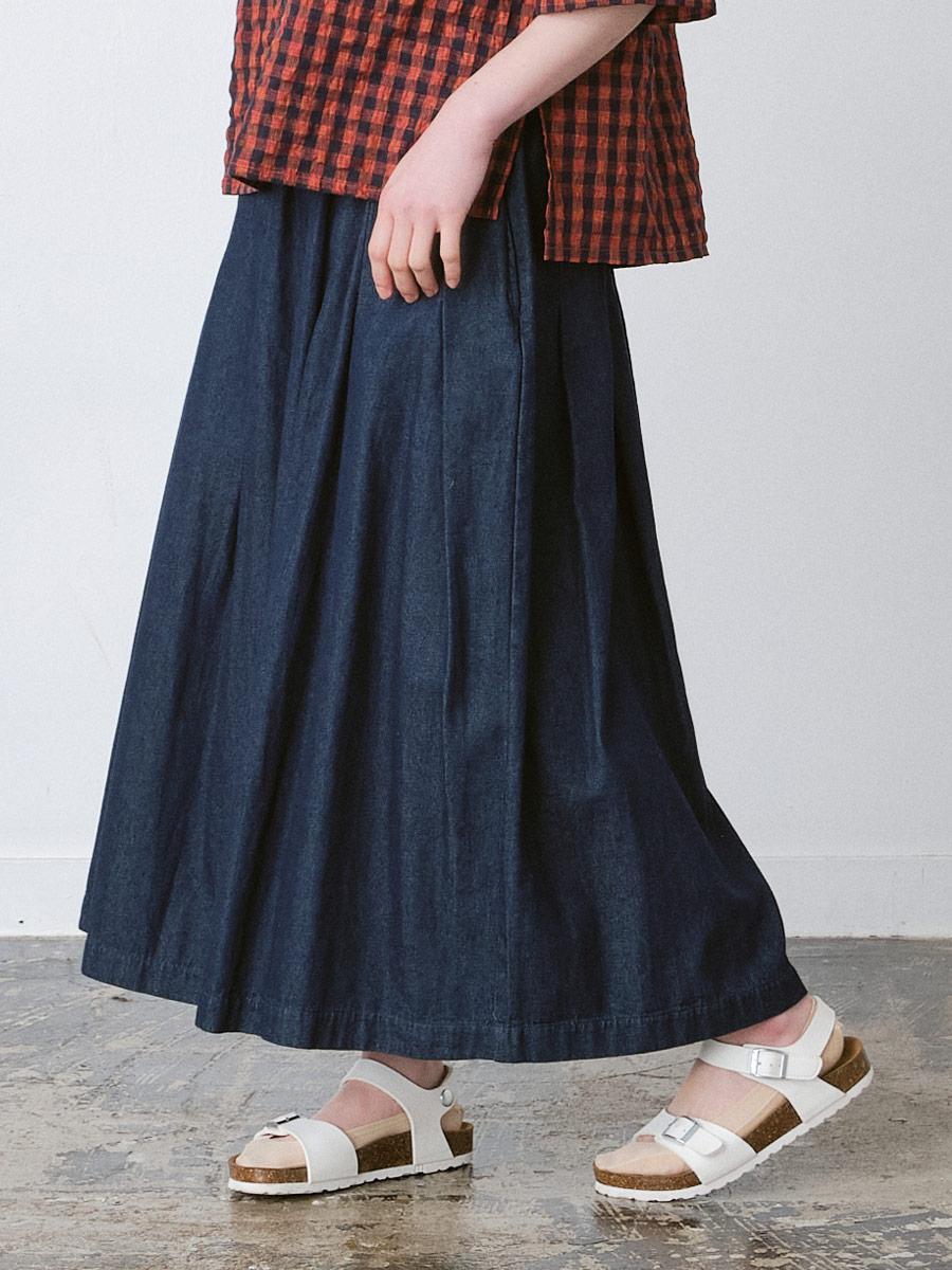 ガウチョパンツ ワンウォッシュデニム | パンツ9ブタケ | 【公式】D*g