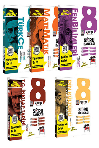 Yargı Yayınları Yargı Yayınları 8.Sınıf LGS 5 Ders 5 Kitap Yıl