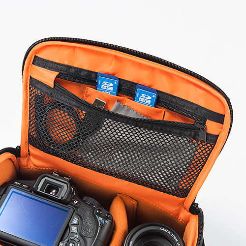 カメラバッグ（一眼レフカメラ・ショルダーベルト・ベルトループ内蔵