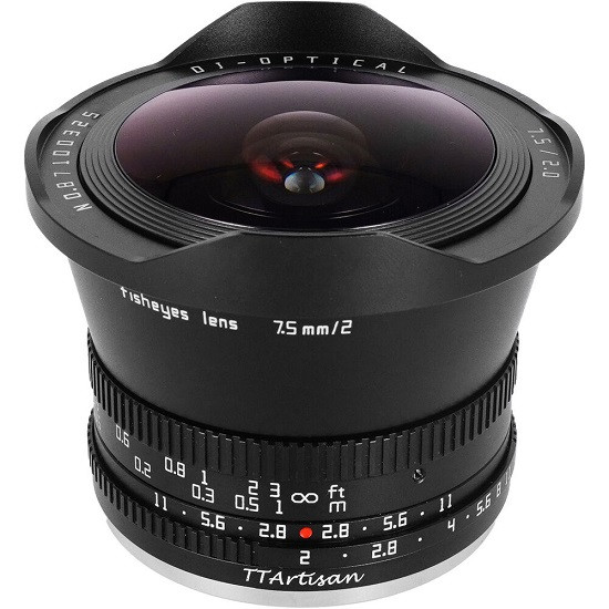 TTArtisan 7.5mm f/2 フィッシュアイ レンズ (Canon RF マウント)