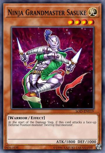 Ninja Grandmaster Sasuke - Yu-Gi-Oh! Card - Format Library