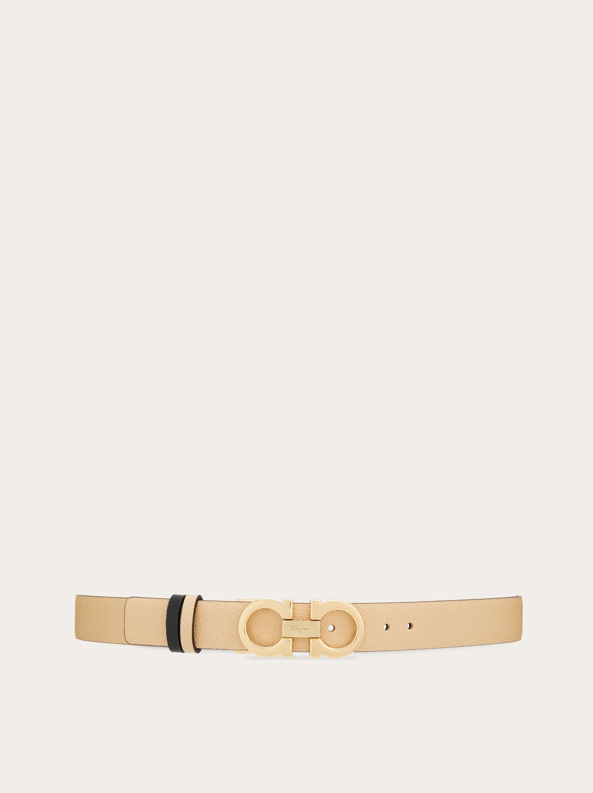 Reversible and adjustable Gancini belt - Women | Ferragamo