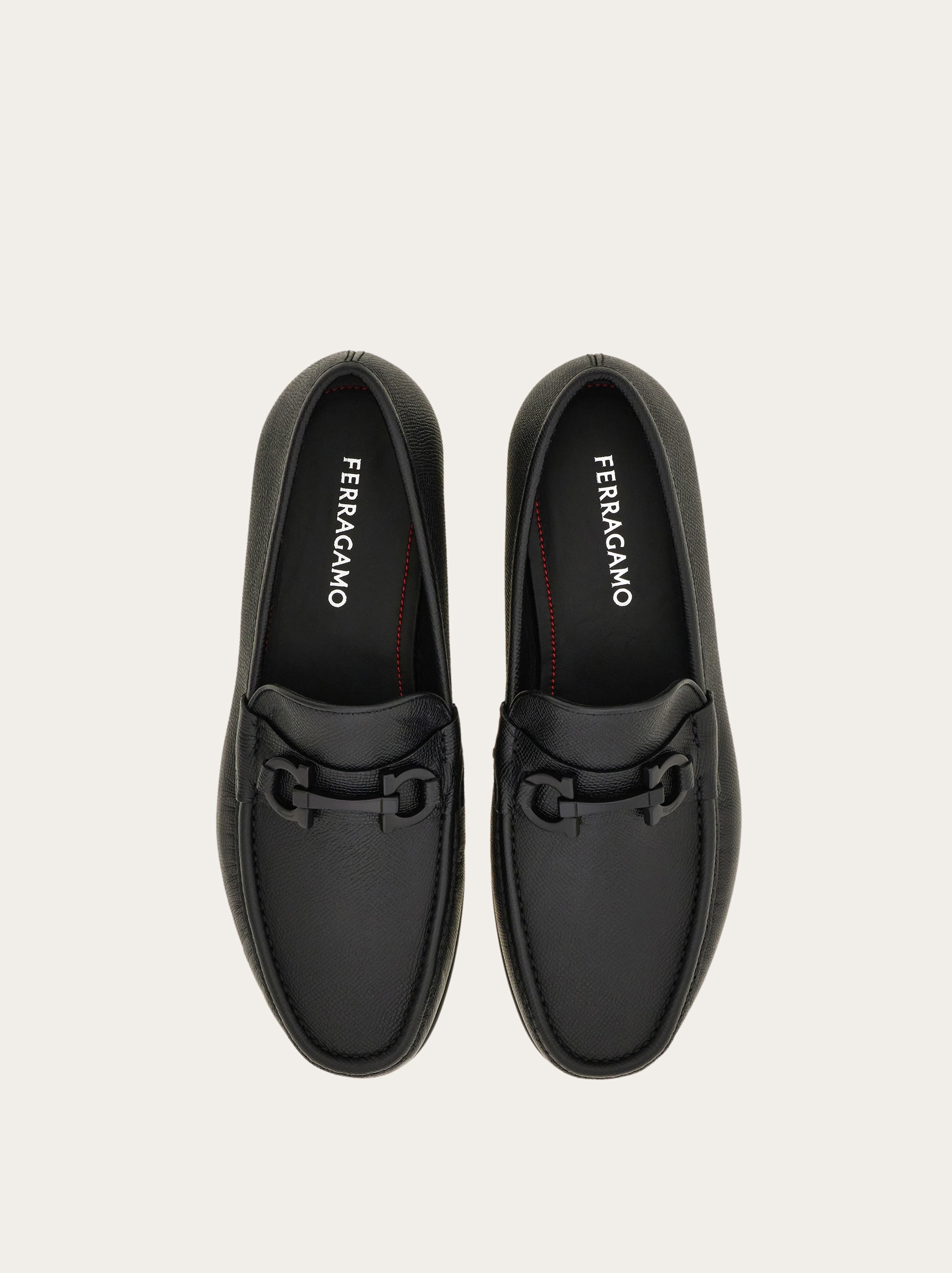 Moccasin with Gancini ornament - Men | Ferragamo