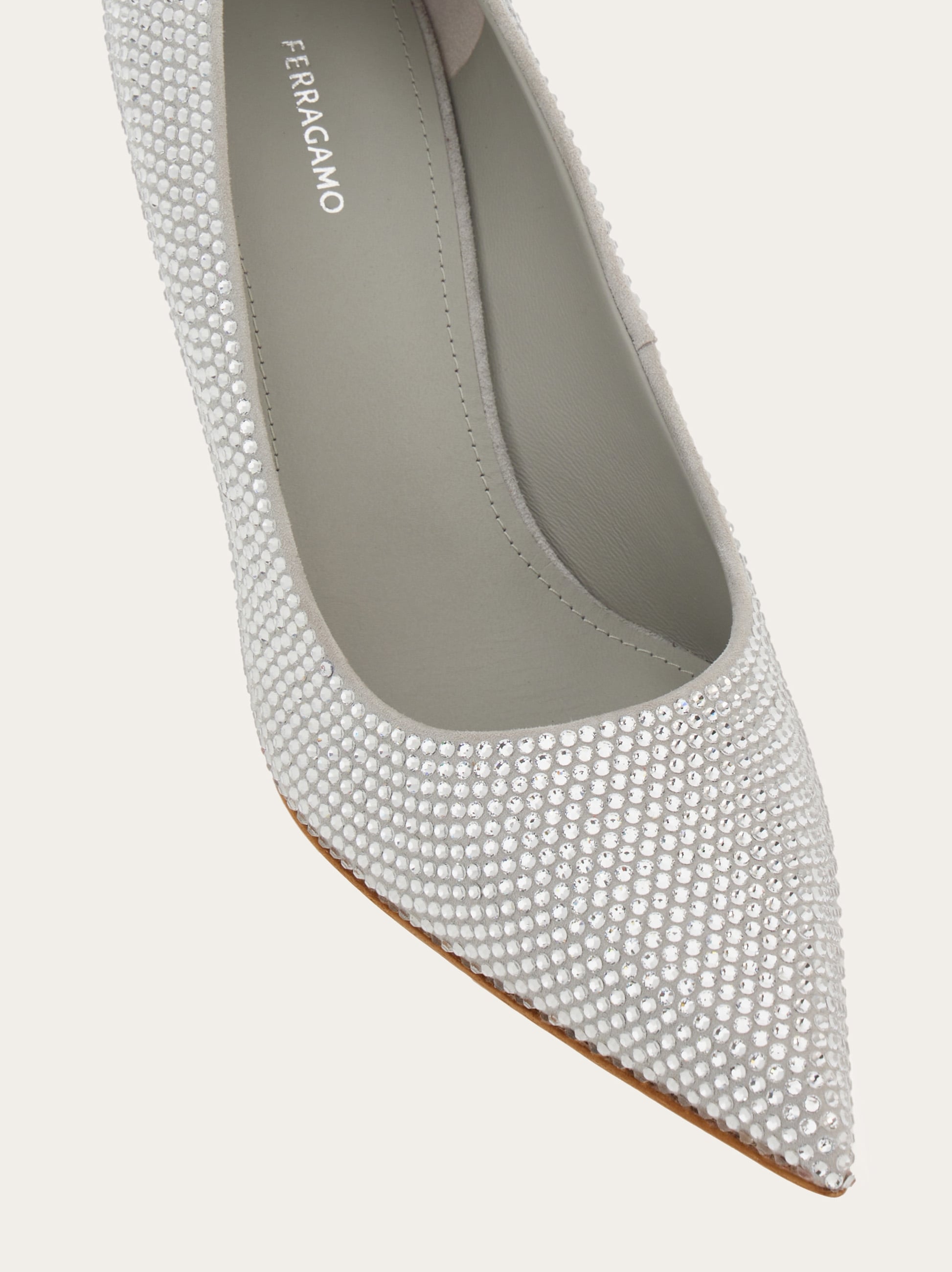 Crystal embellished pump - Women | Ferragamo
