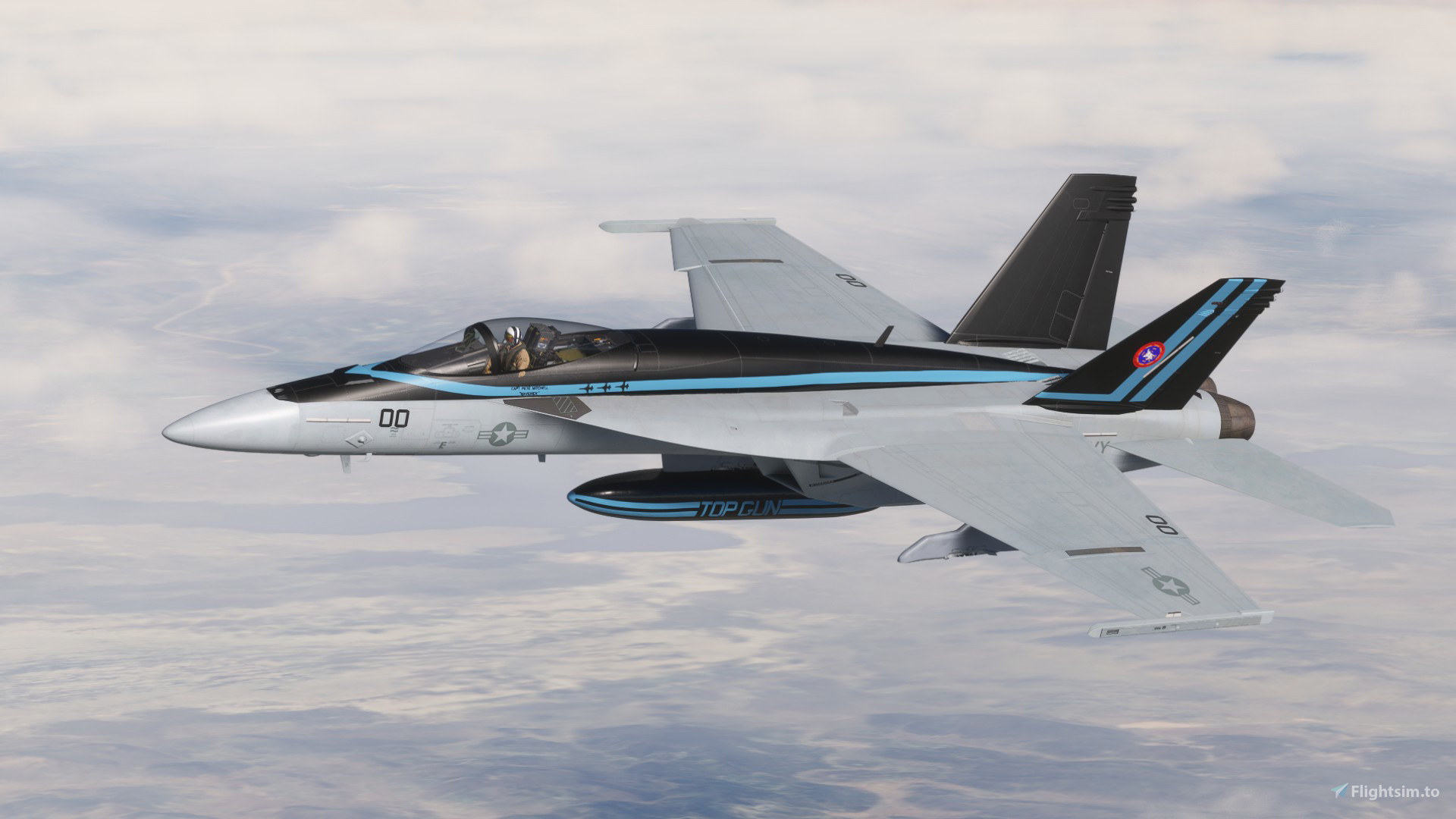 F/A-18E Top Gun: Maverick (Super Warrior) のために Microsoft