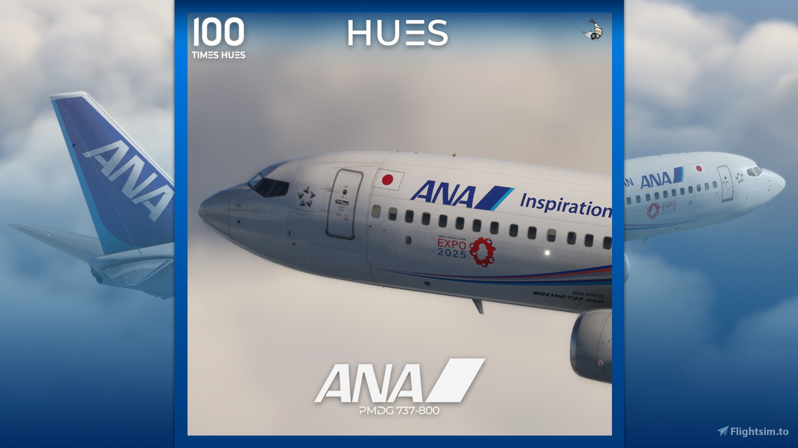ANA JA58AN 'EXPO2025 ANA Jet' | PMDG 737-800 | 8K for Microsoft