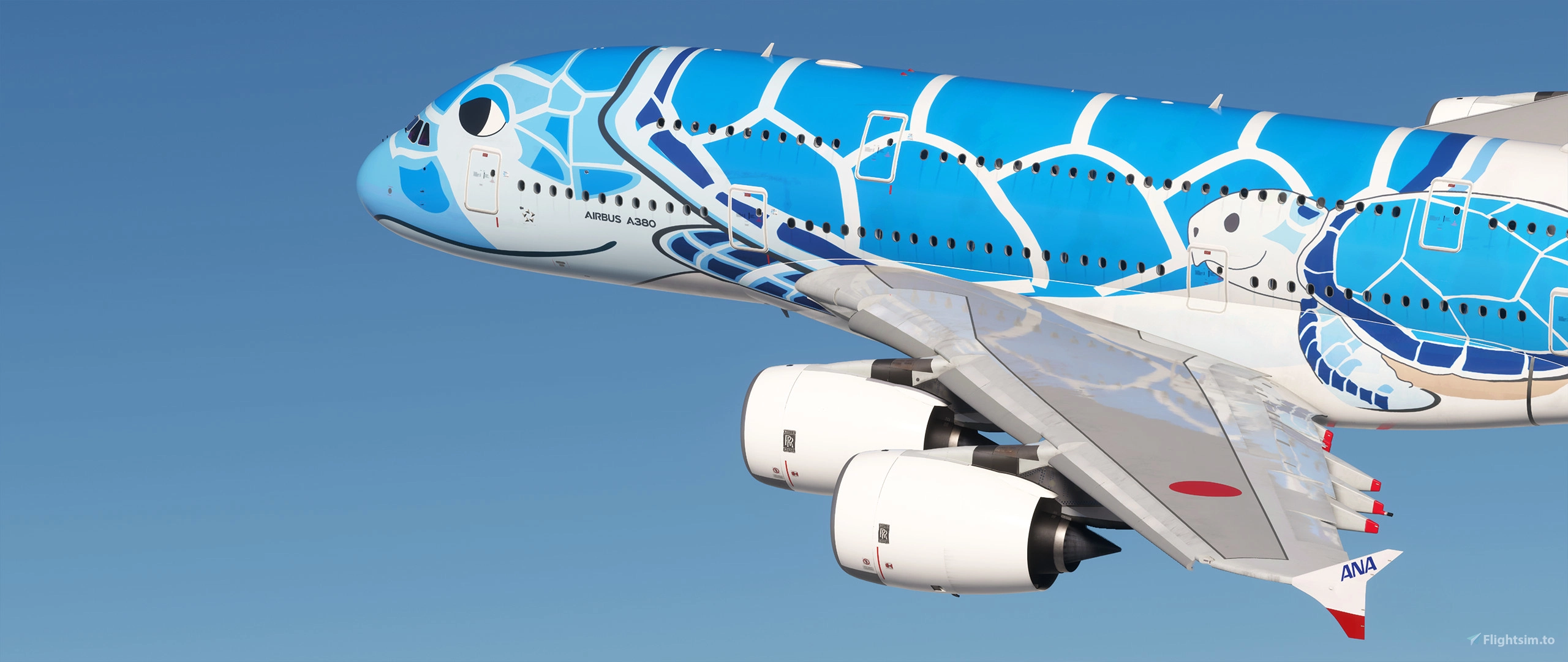FlyByWire Airbus A380 All Nippon Airways (ANA) JA381A [4K/8K] for