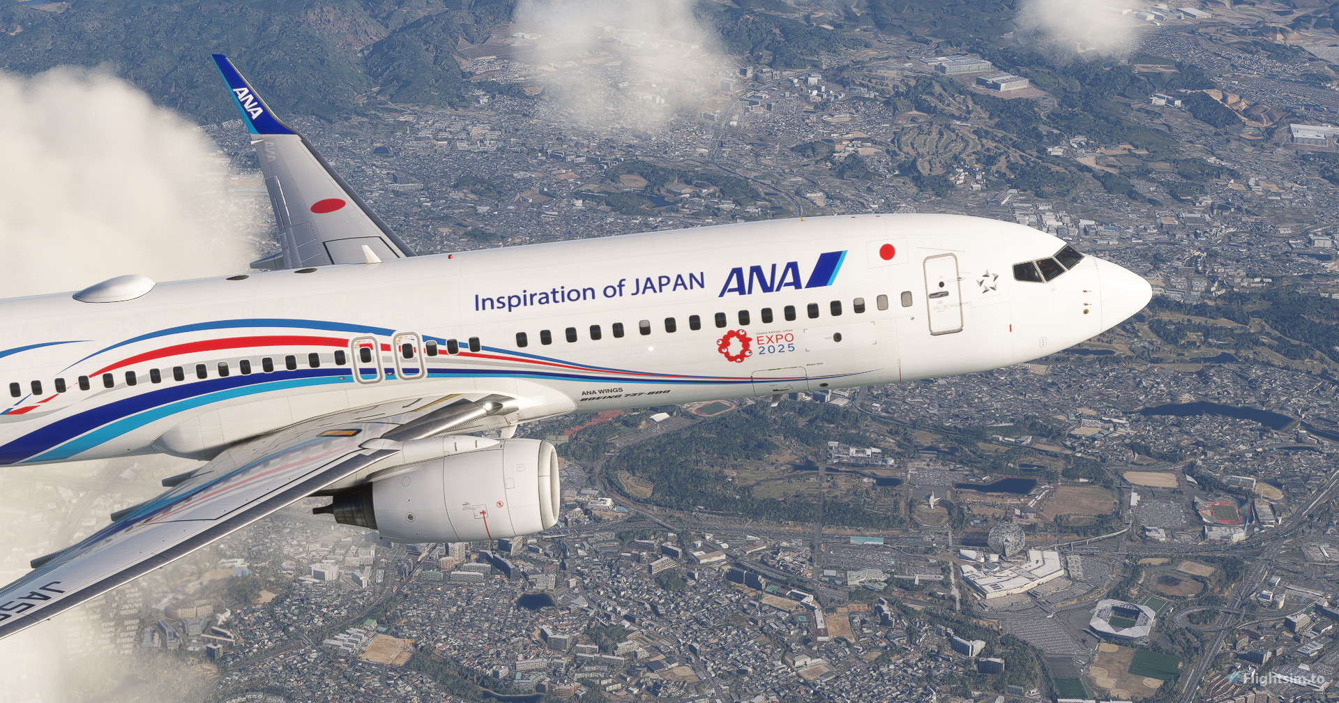 All Nippon Airways (ANA) 737-881 | JA58AN EXPO2025 ANA JET for