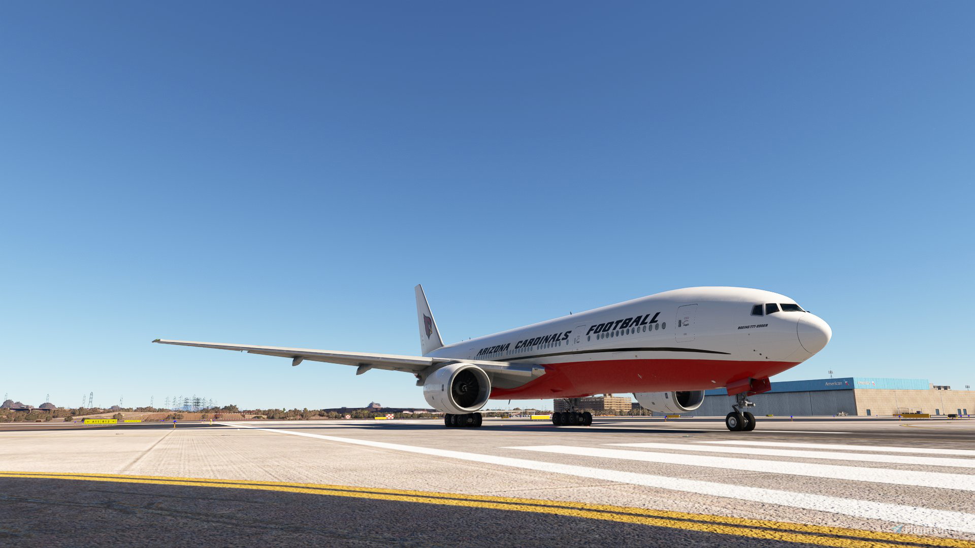 Boeing 777-200ER Arizona Cardinals N777AZ (ex N867DA) for