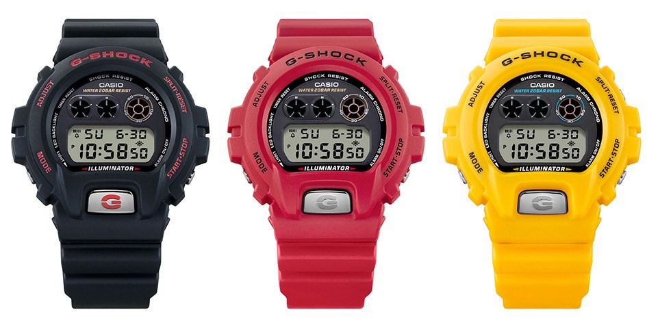 G-SHOCK「DW-6900」誕生30周年記念モデル発売！ '90年代のカラーを再現
