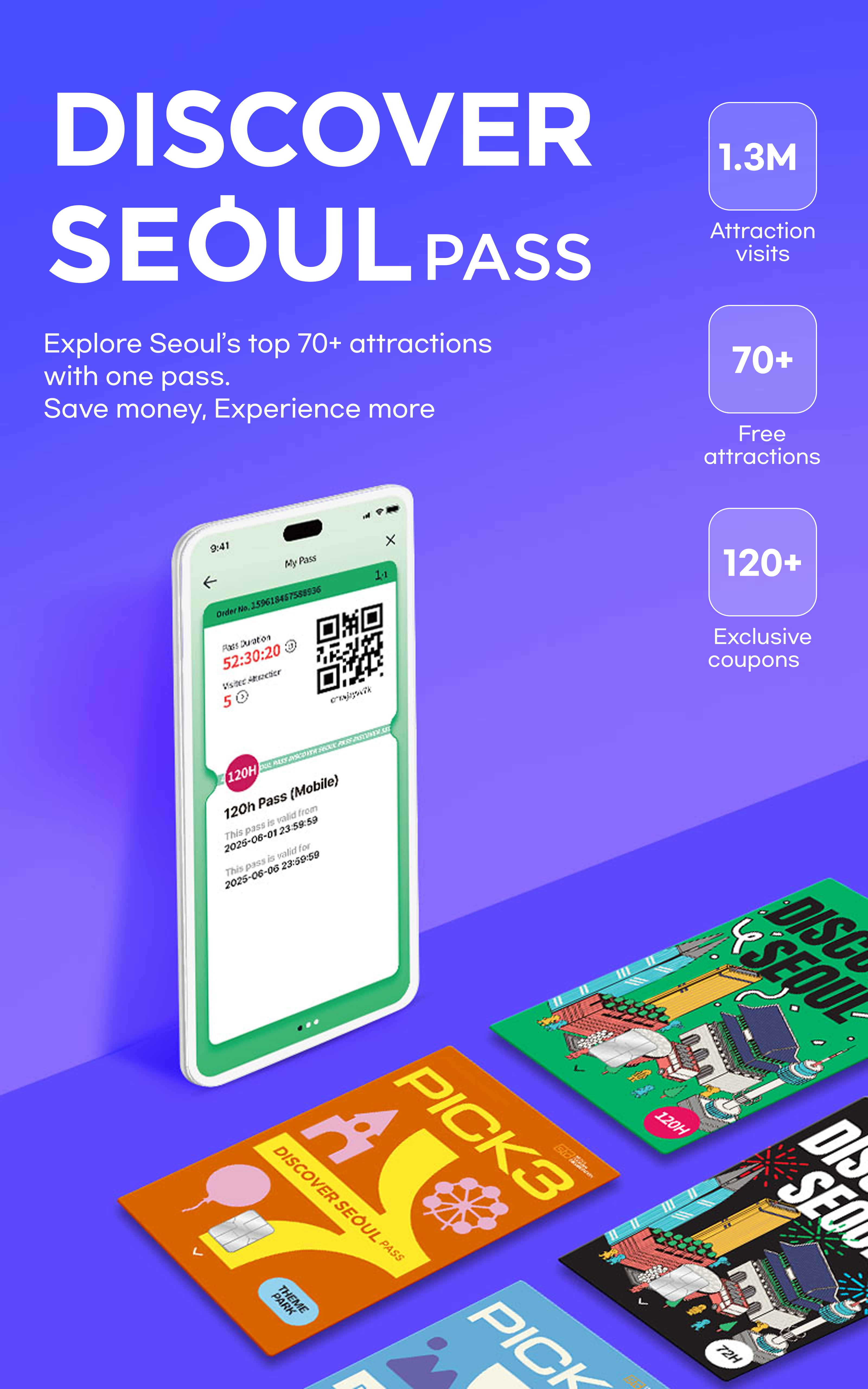 Discover Seoul Pass (Physical Card) – All in One Travel Pass for