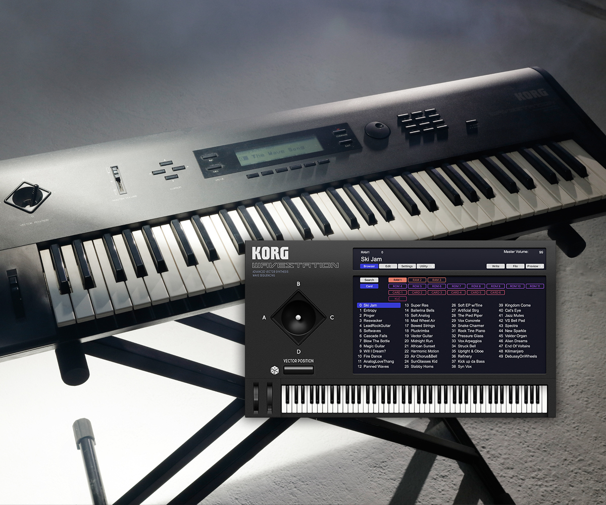 WAVESTATION V2 for Mac/Win - WAVE SEQUENCE SYNTHESIZER | KORG (Japan)