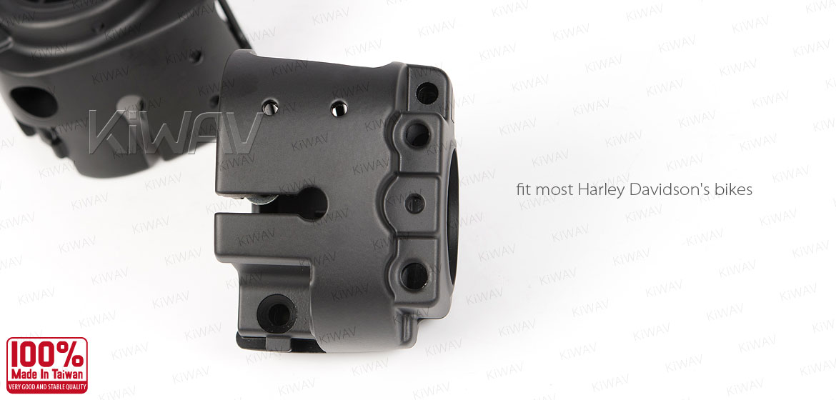 スイッチ: スイッチハウジングセット 黒 ハーレー Harley '14以降のXL