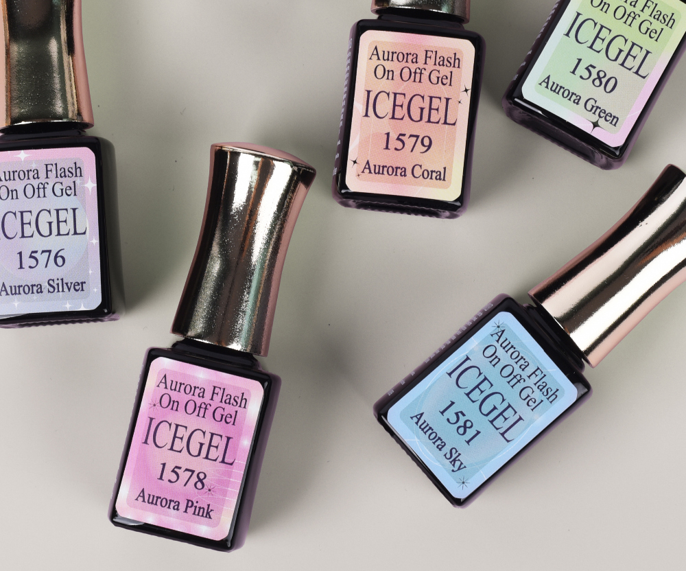 オーロラフラッシュ - オンオフジェル [1576_1581] : ICEGEL JAPAN