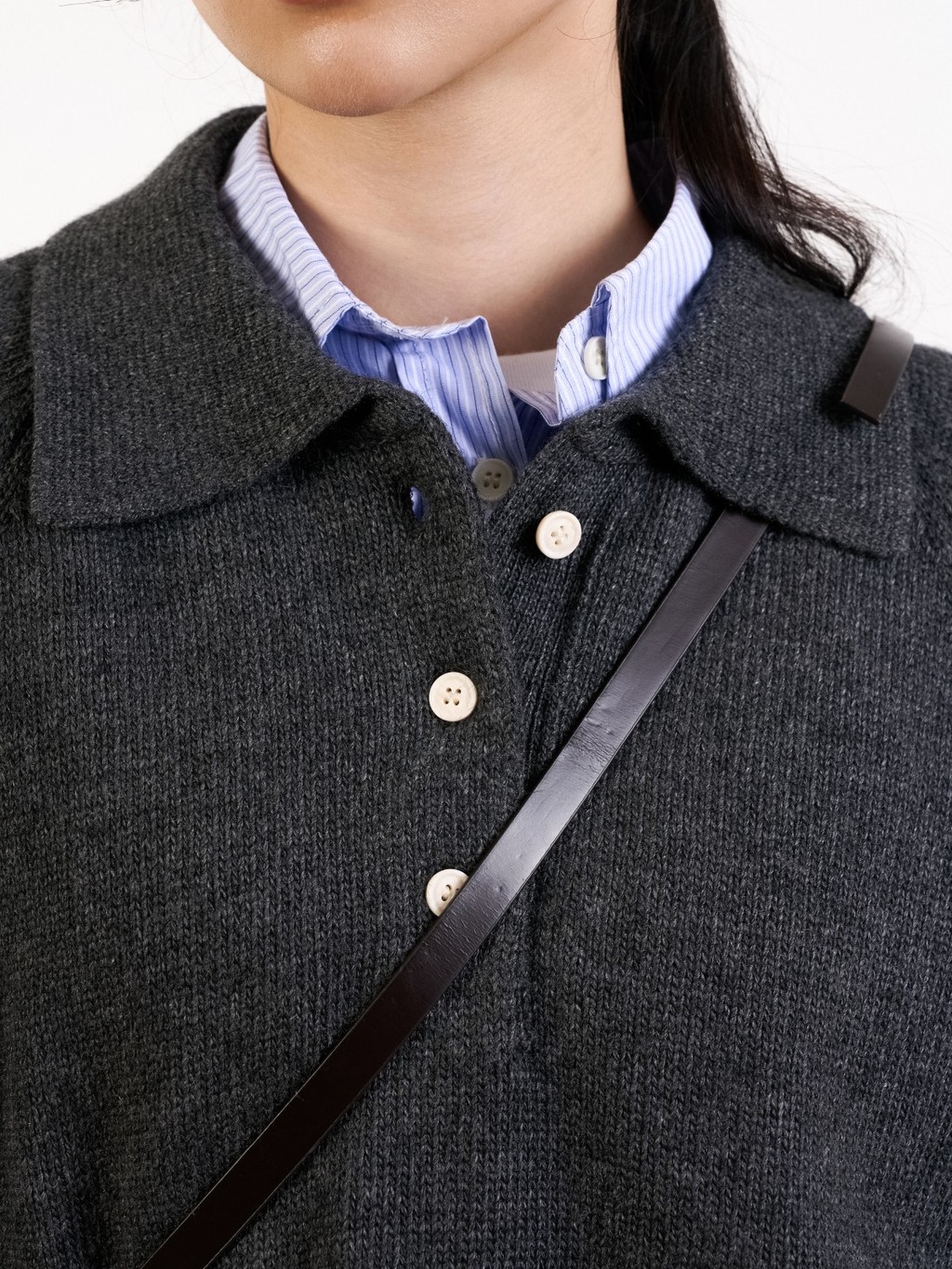 Yak Wool Collar Knit (Charcoal) : 해브해드 Havehad | 바른 도시