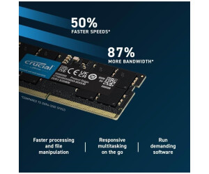 Crucial 16GB DDR5-4800 CL40 (CT16G48C40S5) desde 57,41 € | Febrero