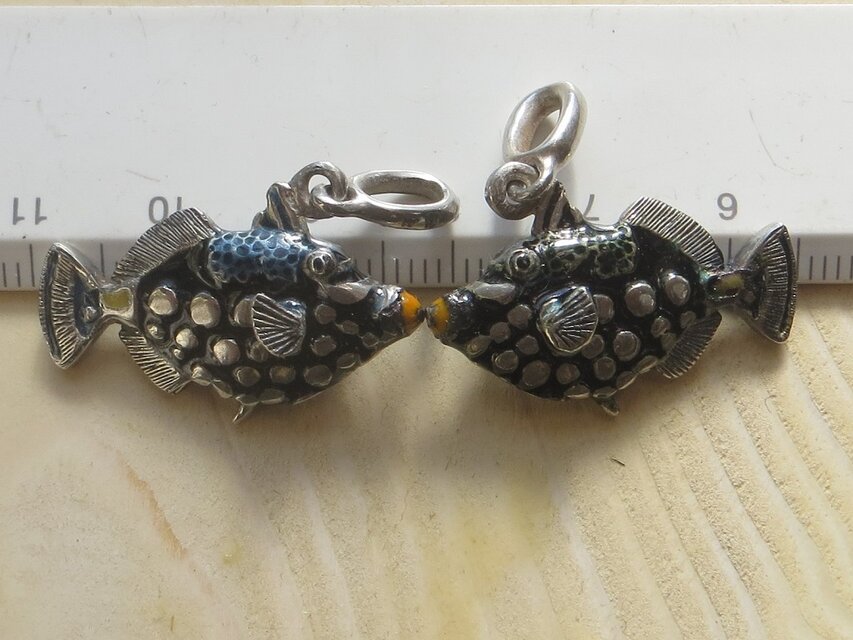 お魚シルバー モンガラカワハギ | iichi 日々の暮らしを心地よくする