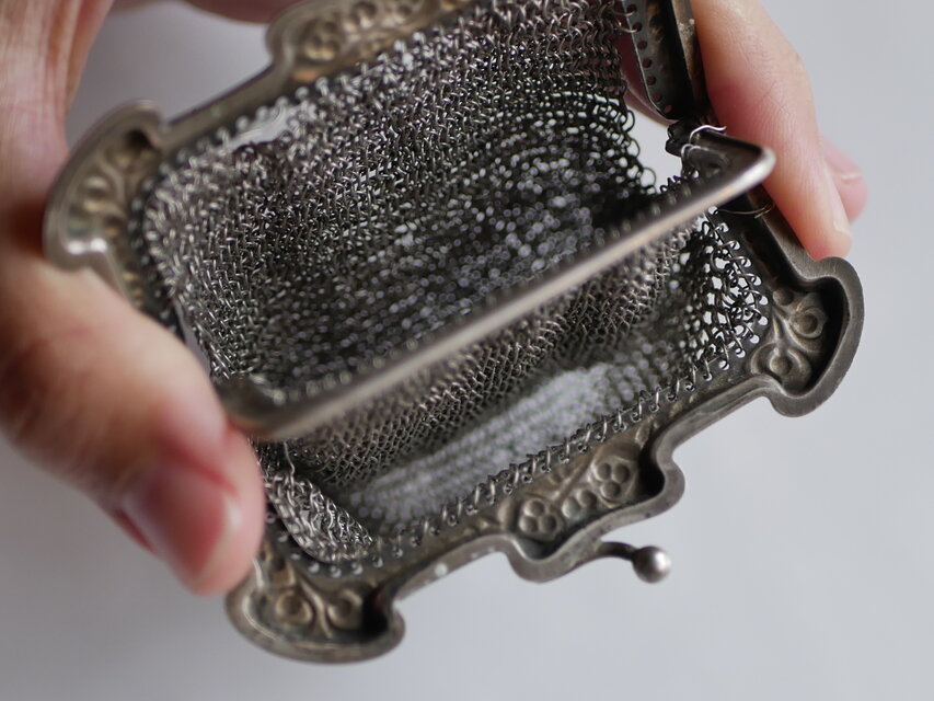 宿り木 シャトレーン ポルトモネ メッシュパース コインケース