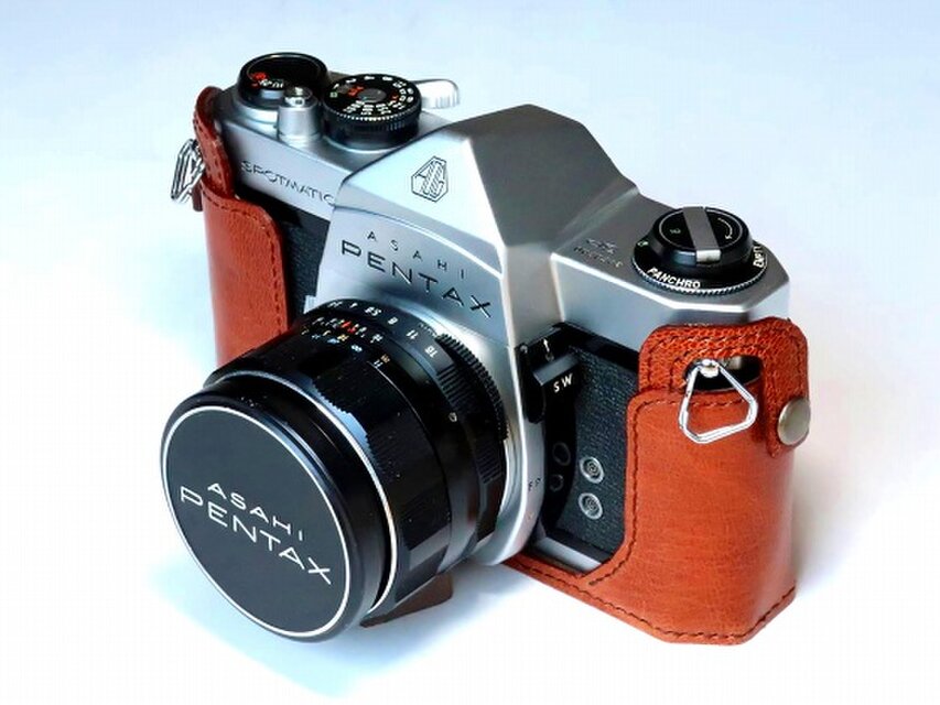 ペンタックス SP,SPF,KM,KX,K2用 カメラケース 本革 ブラウン #126