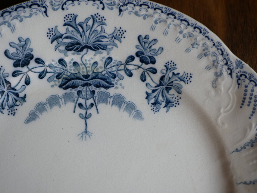 5 サンタマン St.amand アンティークプレート フランスアンティーク