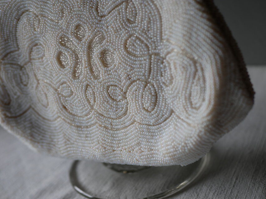 ビーズバッグ フランスアンティーク アンティークバッグ フランス