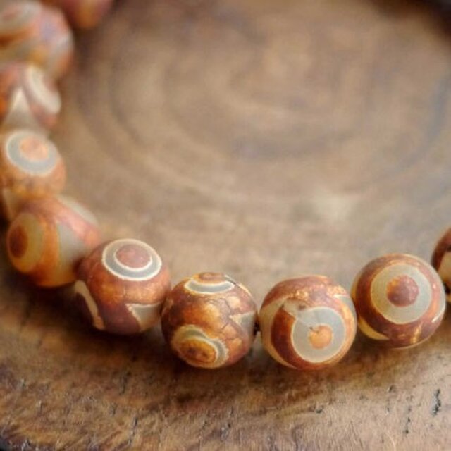 天珠ブレスレット 10mm 267 | iichi 日々の暮らしを心地よくする