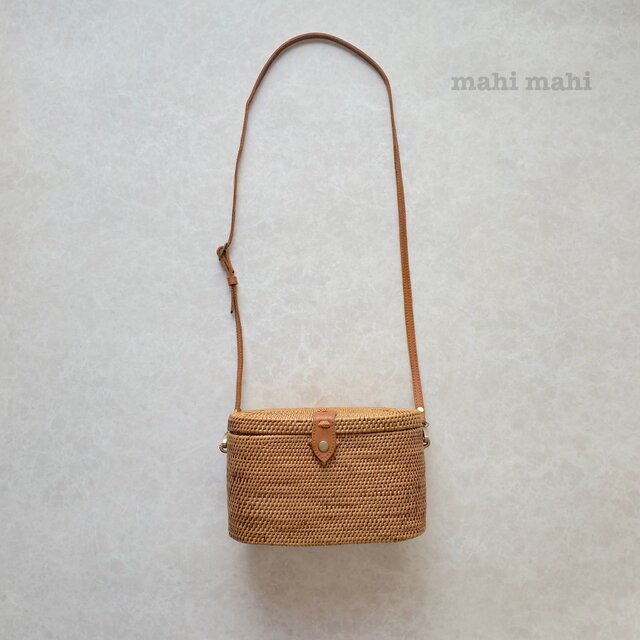 まあるい蓋付きデザイン☆ショルダーかごバッグ♪ショルダーバッグ
