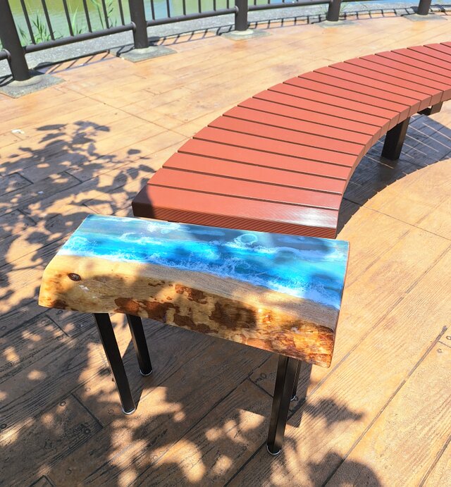 サイドテーブル レジン 桑 海岸 波 | iichi 日々の暮らしを心地よく