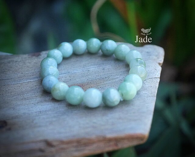 大粒☆ミャンマー産☆本翡翠☆ブレスレット1618 | iichi 日々の暮らし