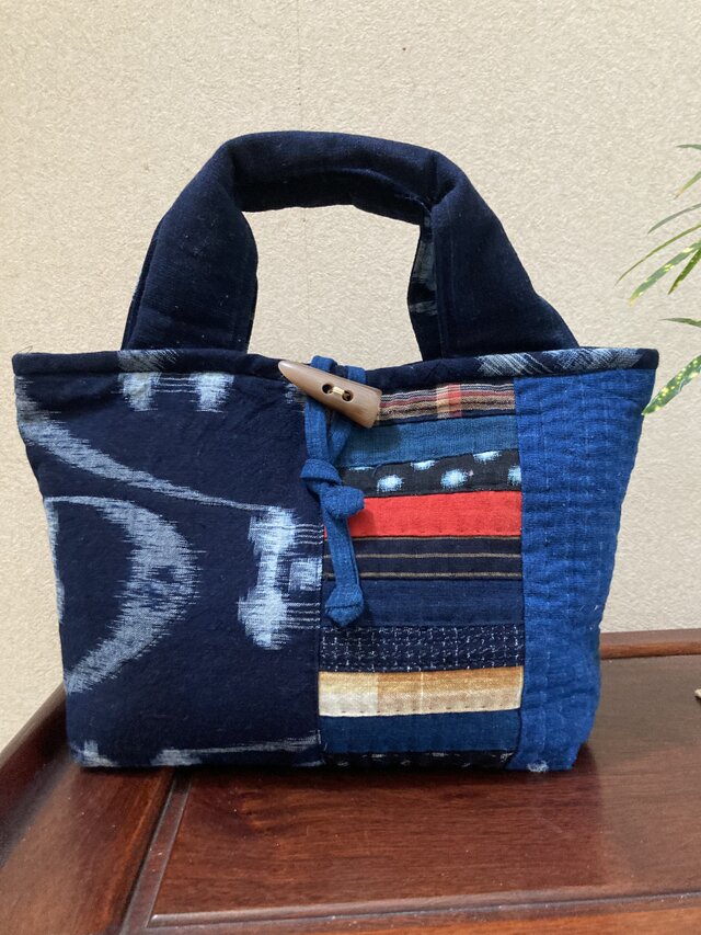 お値引き】№322 絣のバッグ | iichi 日々の暮らしを心地よくする