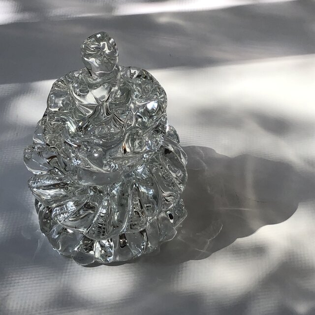 ガラスのクリスマスツリー④／ツリー／テーブルツリー／クリスタル