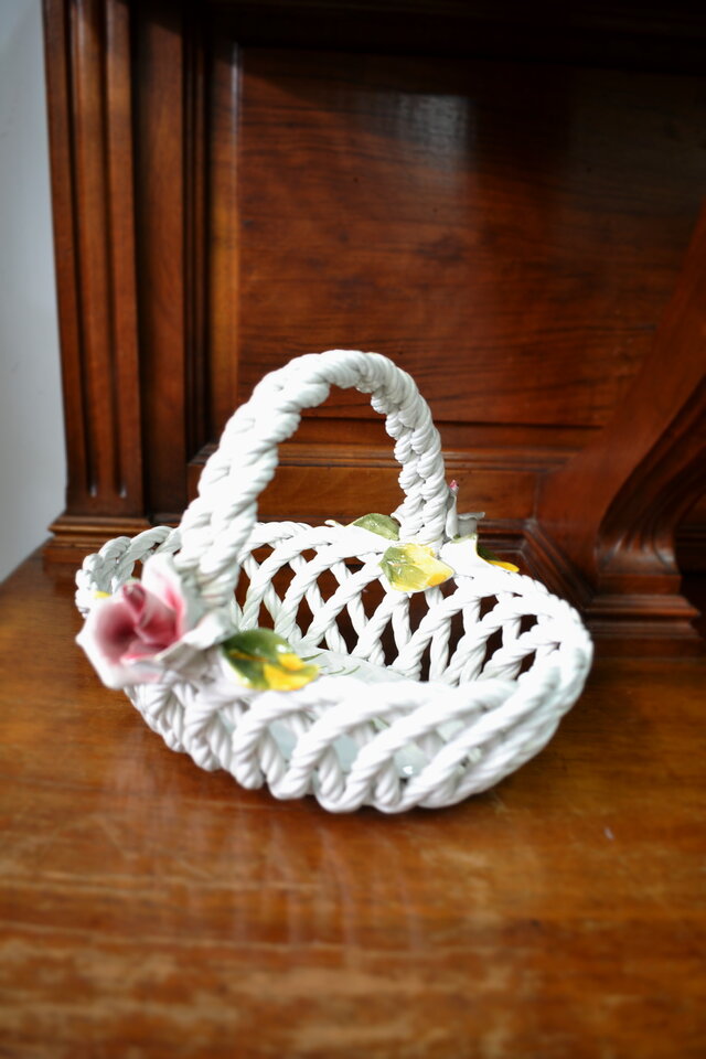 陶器製取手付きバスケット 果物入れ Breadバスケット | iichi 日々の