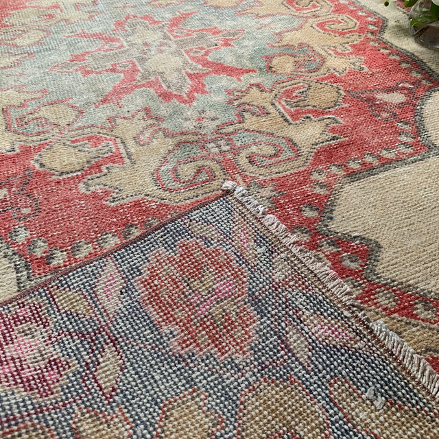 アヴァノスラグ ミルキーレッド グリーン 200×105 トルコヴィンテージ