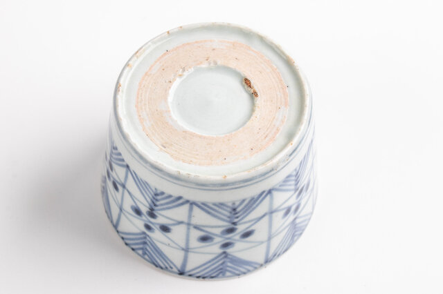 古伊万里 染付 松竹梅図案文 そば猪口 1客 明治時代 個体B | iichi