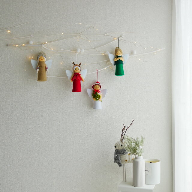 Christmas 】オーナメント 天使 4点セット | iichi 日々の暮らしを