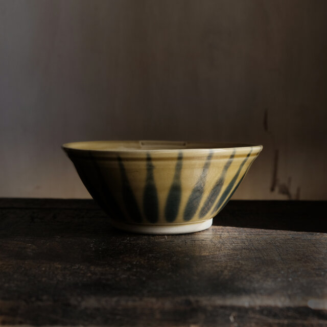 十草模様◇瀬戸焼 時代すり鉢 碗 古風 味のあるお品物 骨董・antiques