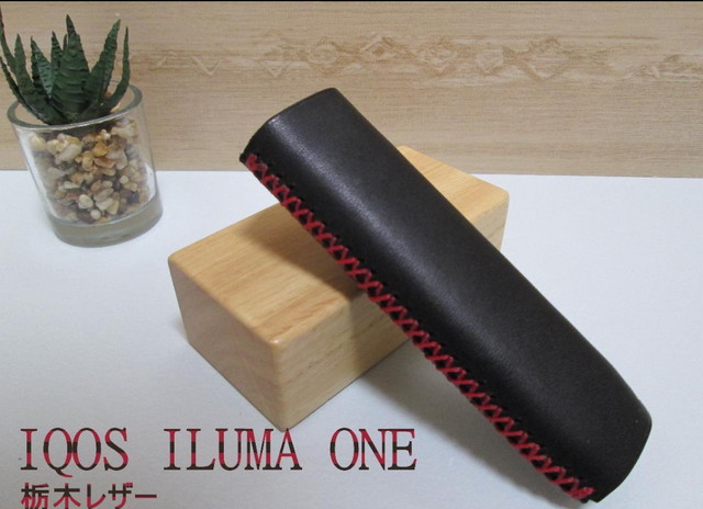 IQOS ILUMA ONE アイコスイルマワンケース 栃木レザー ブラック