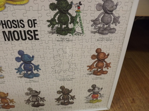 ジグソーパズル 完成品 メタモルフォシスオブミッキーマウス (51x73