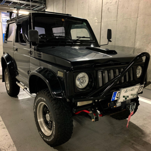 カッコいいリフトアップジムニーJA11☆車検有☆クロカン仕様☆猪狩り