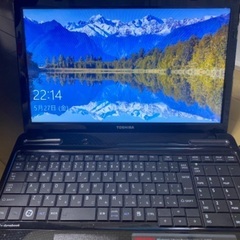 美品！東芝！HDD320GB！ブラックノートパソコン！ 動画編集