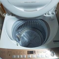 最終価格【SHARP】縦型洗濯機 7kg ES-T713