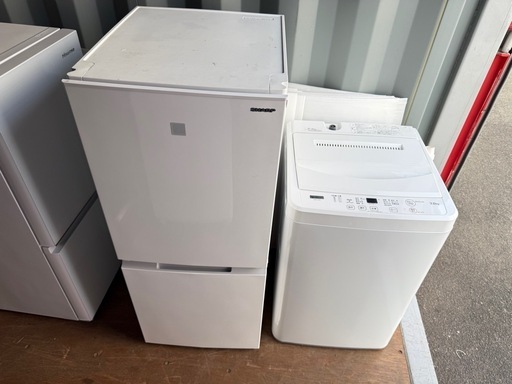 301取付無料！SHARPおしゃれホワイトインテリア冷蔵庫7kg洗濯機セット