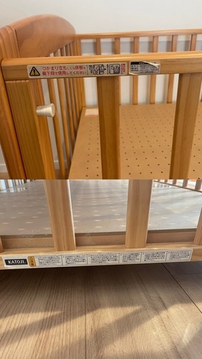 ベビーベッドKATOJIチャーミー (☺︎) 新津のベビー用品《ベビーベッド