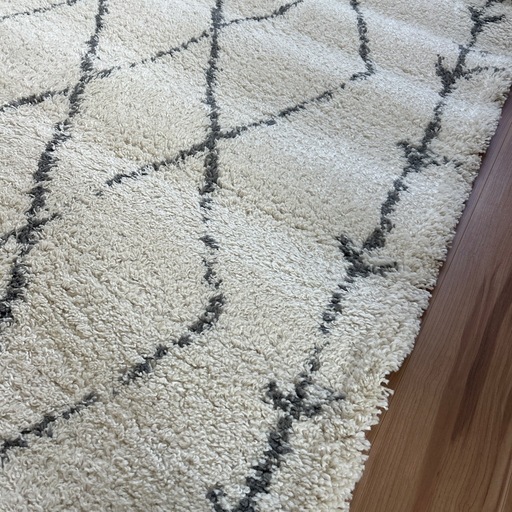 ウィルトン織 ラグ カサブランカ 135×190 ベニワレン シャギー