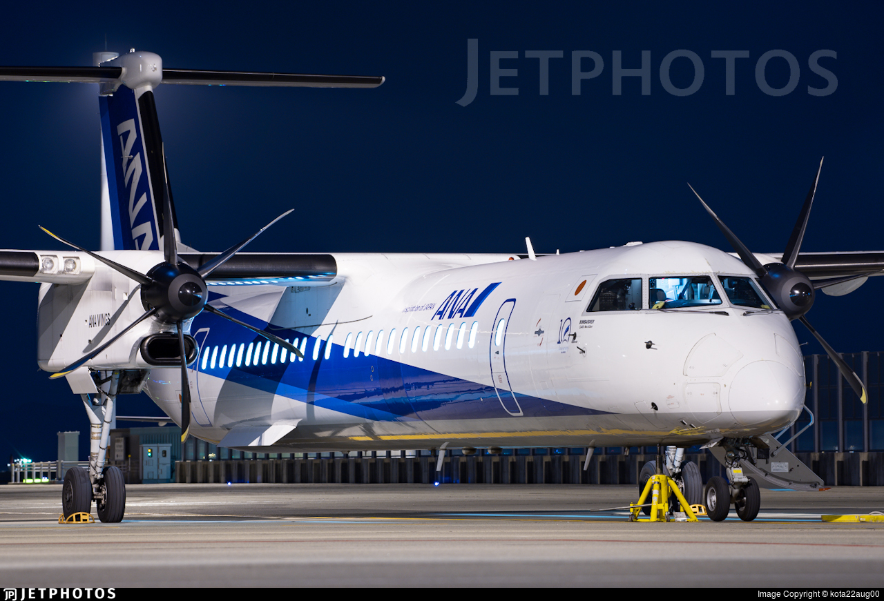 ANA Dash 8 Q-400 全日空 BOMBARDIER グリーンジェット ANA Dash 8 Q